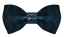 Blue Zigzag Bowtie