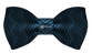 Blue Zigzag Bowtie