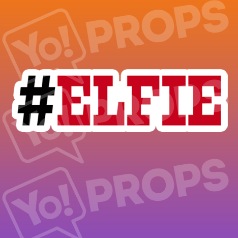 #Elfie Hashtag