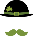 Clover Hat and Mustache