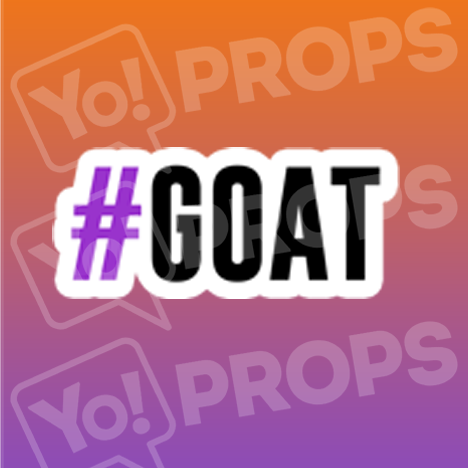 #GOAT Hashtag Photo Booth Prop Sign | YoProps – Yo Props