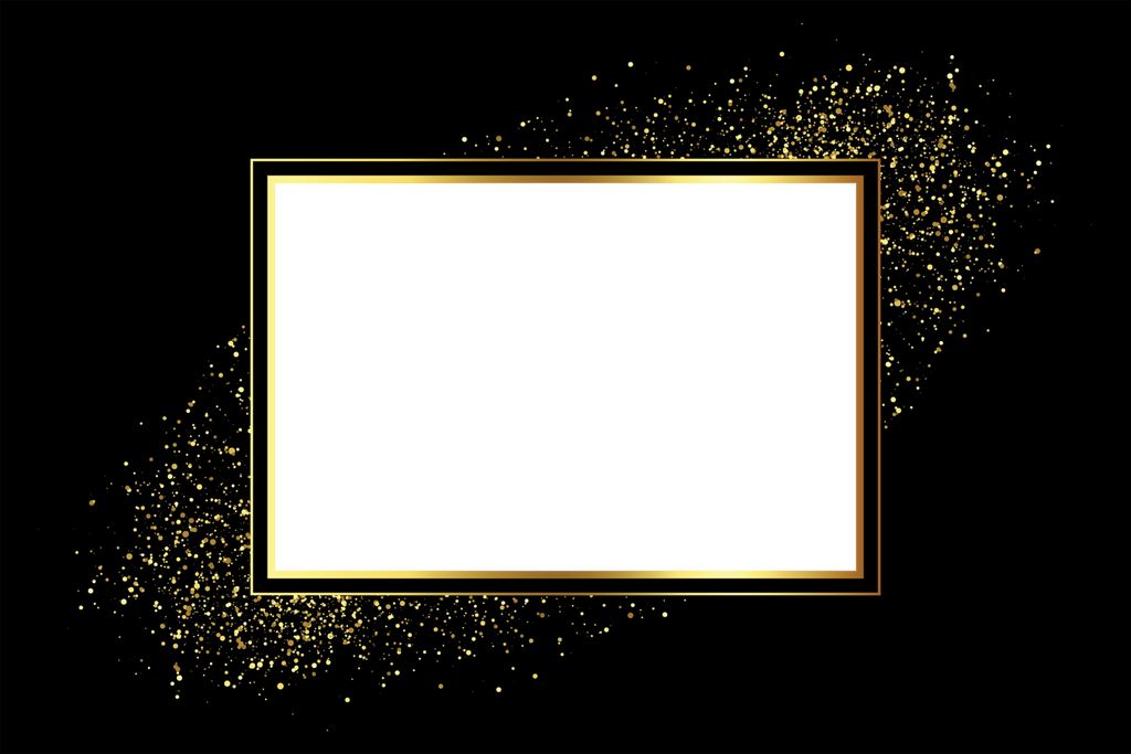 Black & Golden Overlay With Scatter