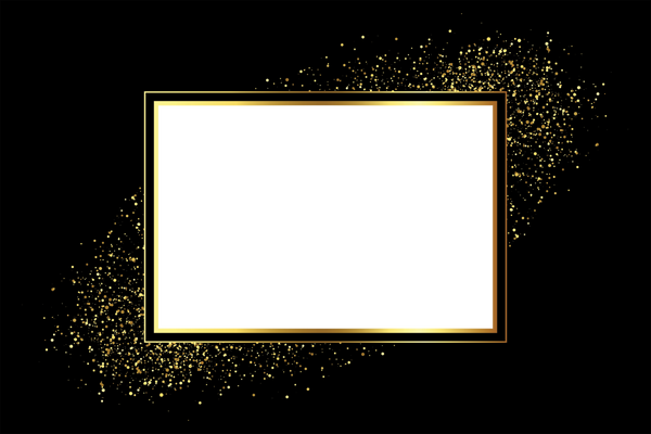 Black & Golden Overlay With Scatter