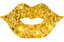 Sparkling Gold Lips