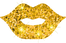 Sparkling Gold Lips
