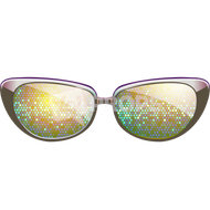Gold Sparkle Glasses