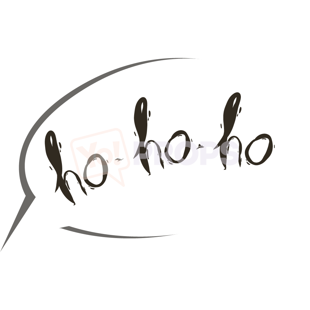 Ho Ho Ho Speech Bubble