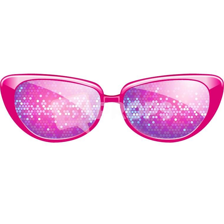 Pink Sparkle Glasses