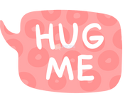 Hug Me Speech Bubble