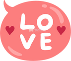 Love Speech Bubble