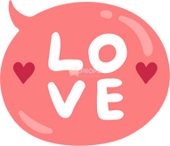 Love Speech Bubble