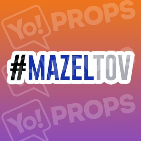 #MazelTov Hashtag