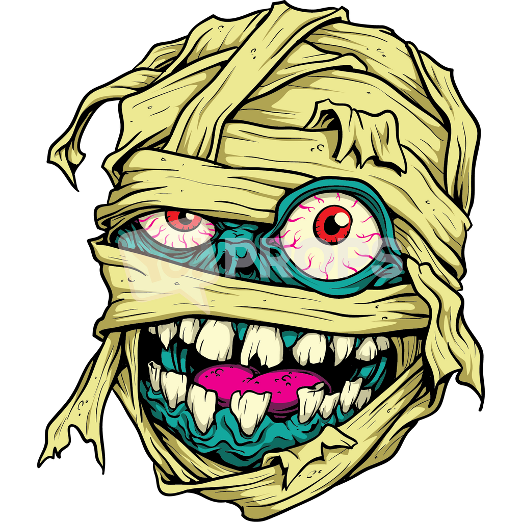 Mummy Monster Head