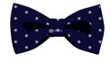 Navy Polka Dot Bowtie