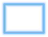 Blue Neon Rectangle