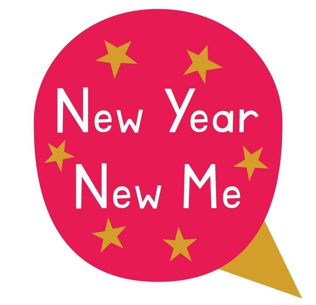 New Year, New Me Speech Bubble