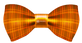 Orange Plaid Bowtie