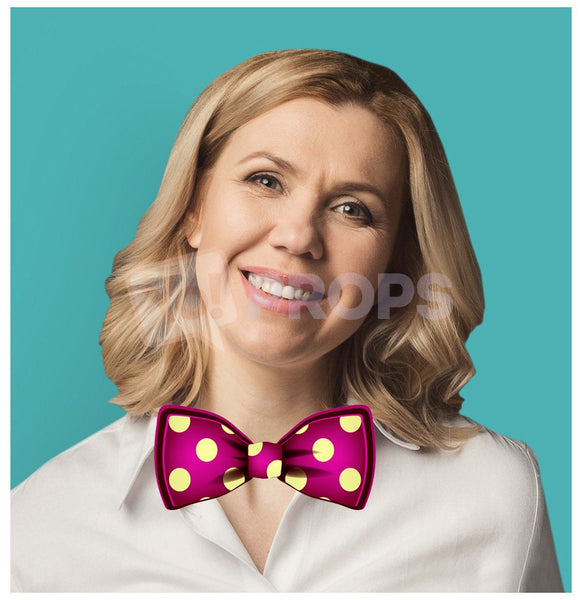 Pink Polka Dot Bowtie