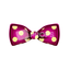 Pink Polka Dot Bowtie