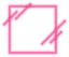 Pink Neon Square Frame