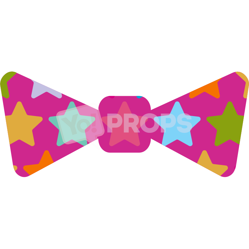 Pink Star Bowtie