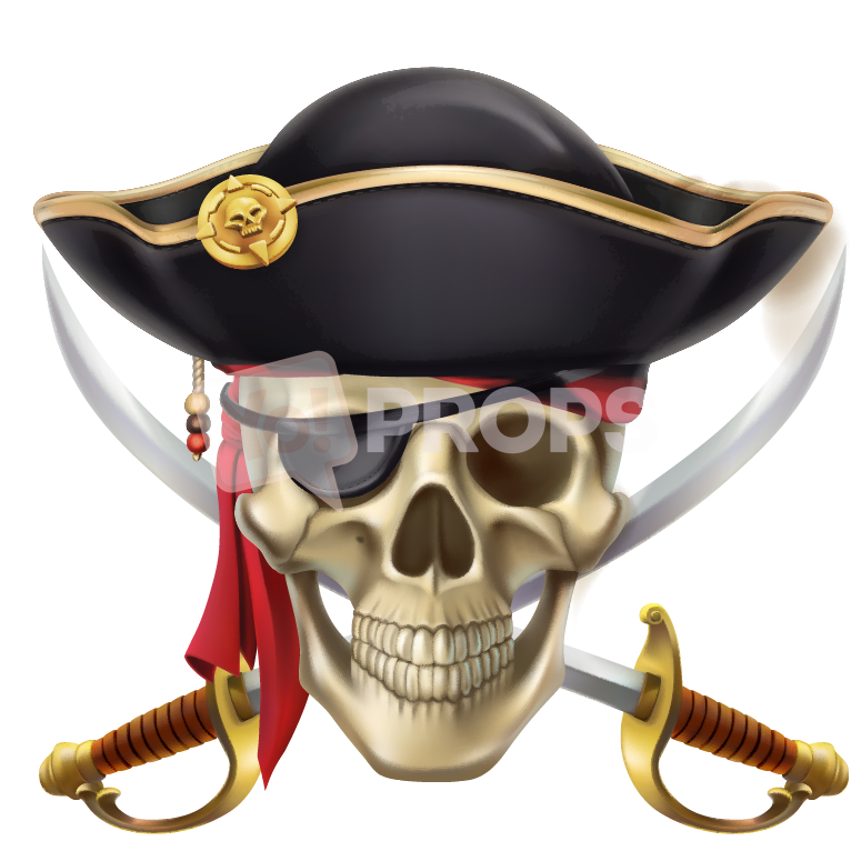 Pirate Skull and Crossbones