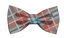 Brown & Blue Plaid Bowtie
