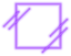 Purple Neon Square Frame