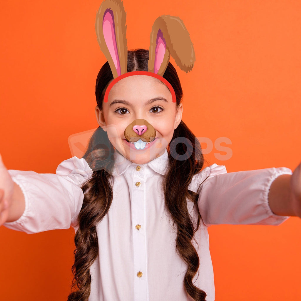 Rabbit Headband and Nose