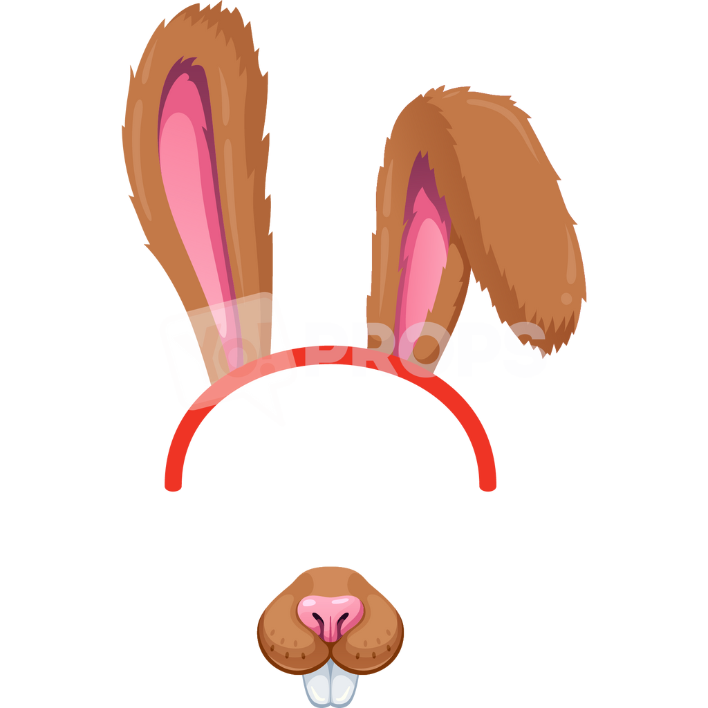 Rabbit Headband and Nose