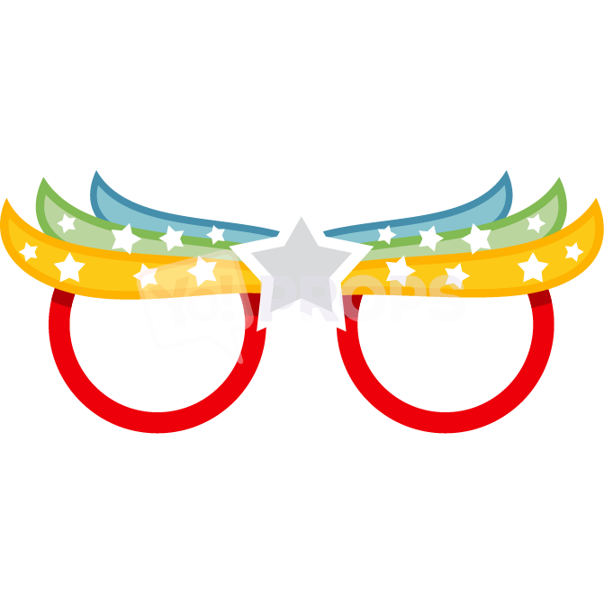 Rainbow Star Glasses