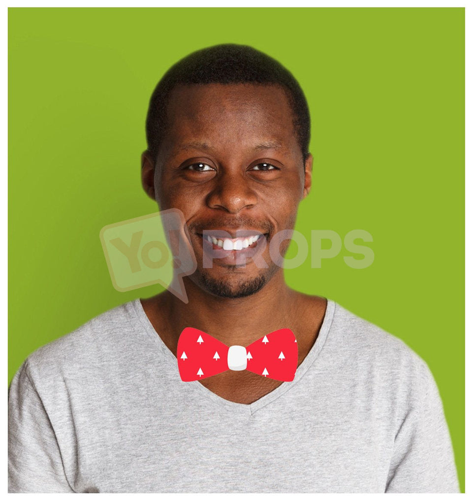 Red Christmas Tree Bowtie Yo Props Red christmas tree bowtie yo props
