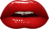 Glossy Red Lips