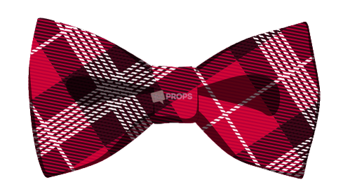 Red Plaid Bowtie