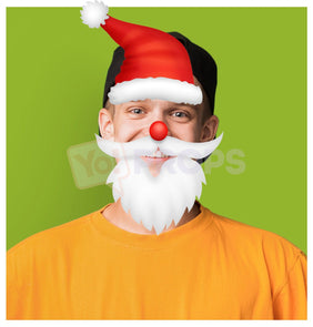Santa Hat and Beard