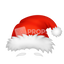 Santa Hat with Eyebrows