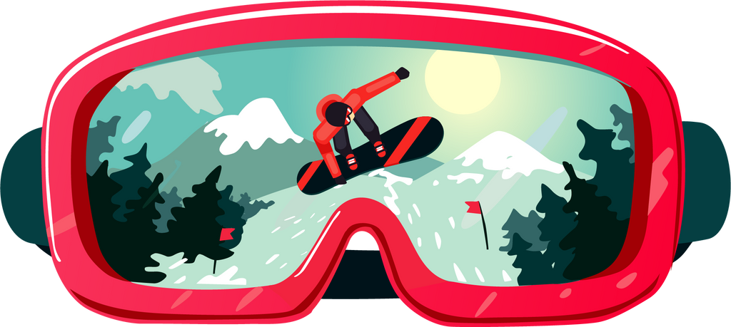 Snowboard Reflection Goggles