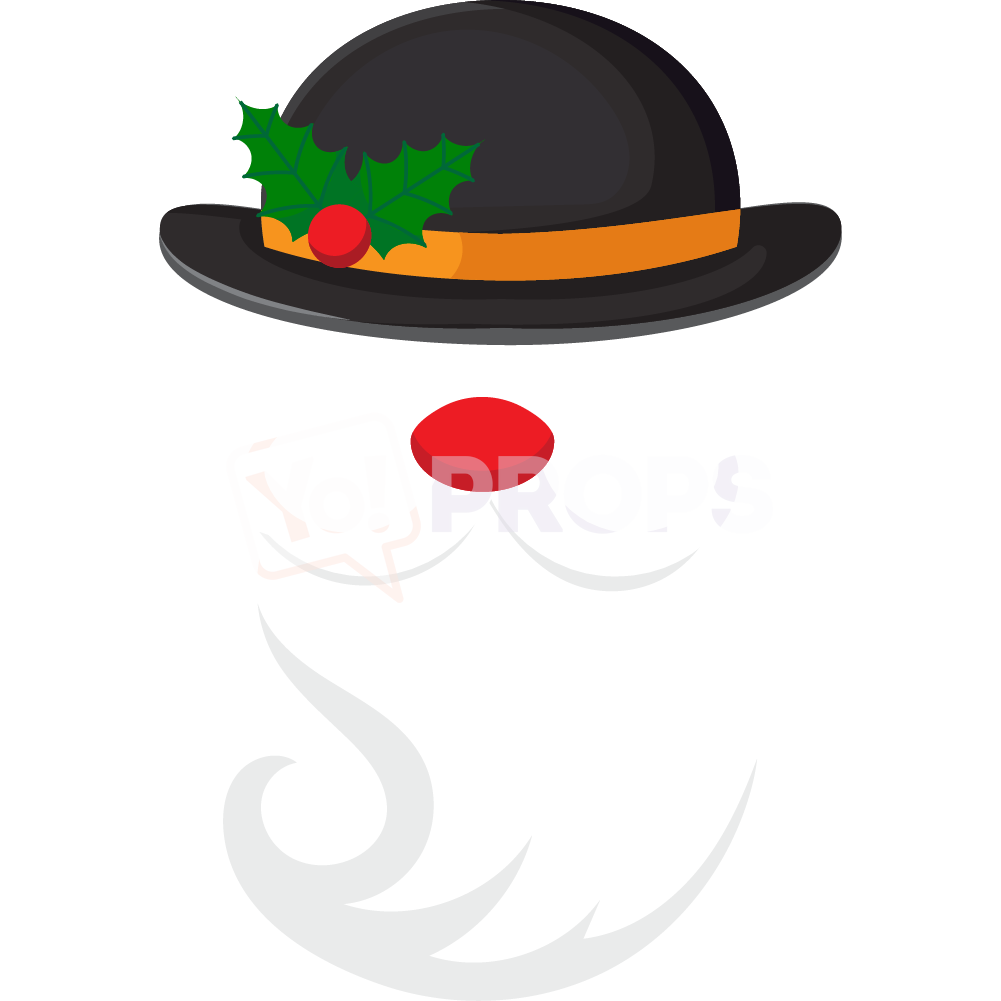 Snowman Hat with Santa Beard