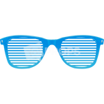 Blue Slotted Glasses