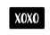 XOXO Speech Bubble