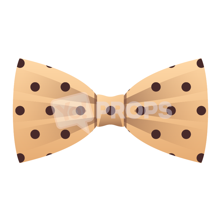 Yellow Polka Dot Bowtie