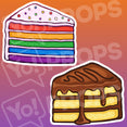 Sweets Prop – Chocolate/Rainbow Cake