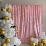 Baby Pink Sequins Backdrop