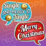 Holiday/Christmas 3.0 Prop - (Single Ready to Jingle/Merry Christmas)