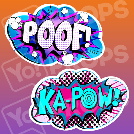 Superhero Action 2.0 Prop - Poof / Kapow