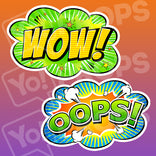 Superhero Action 2.0 Prop - Wow / Oops