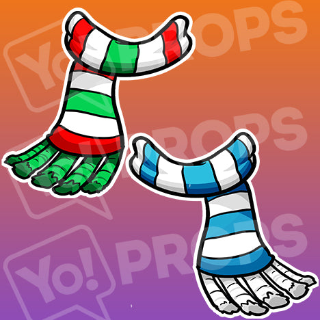 The Holiday/Christmas Wearable Prop - (Scarves)