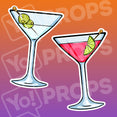 Drinking 2.0 Prop – Martini Glass