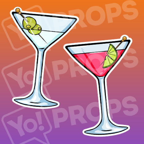 Drinking 2.0 Prop – Martini Glass
