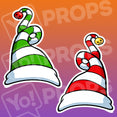 Holiday/Christmas Wearable Prop - (Sock Hat)